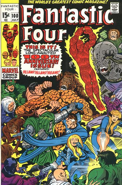 Photo:  Fantastic Four 100,July 1970